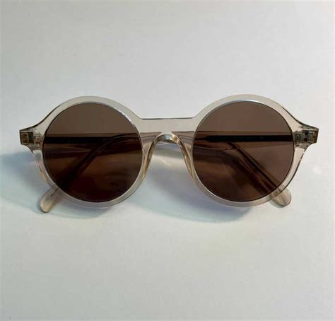 celine round tinted sunglasses|celine transparent sunglasses.